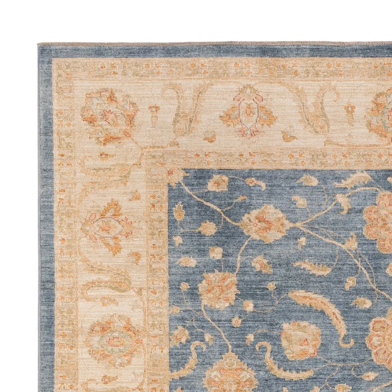 Ziegler Teppich - 257 x 296 cm - blau