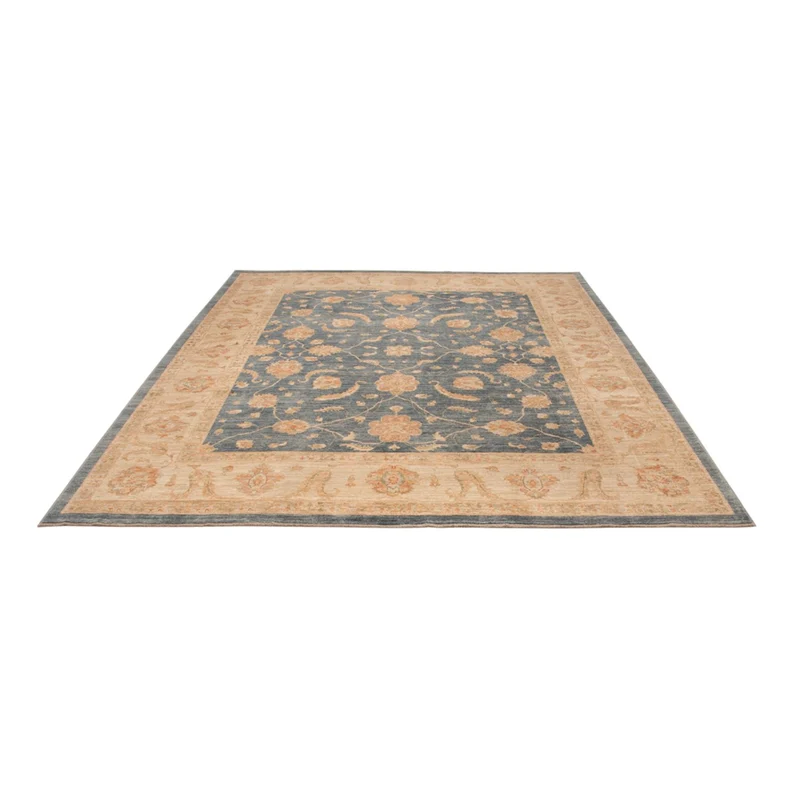 Ziegler Teppich - 257 x 296 cm - blau