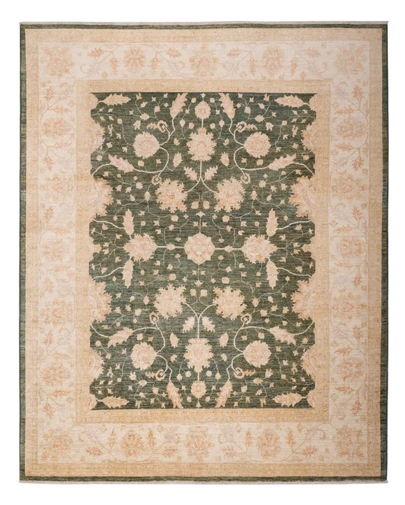 Ziegler Teppich 250x307cm - Orientteppich - grün