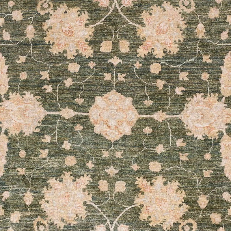 Ziegler Teppich 250x307cm - Orientteppich - grün