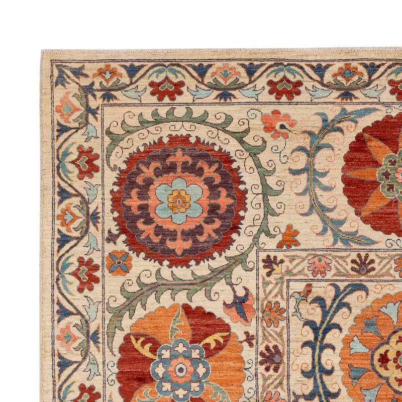 Ariana Teppich 219x298cm - Orientteppich - beige