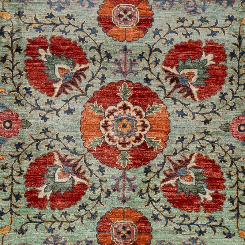 Ariana Teppich 215x275cm - Orientteppich - türkis