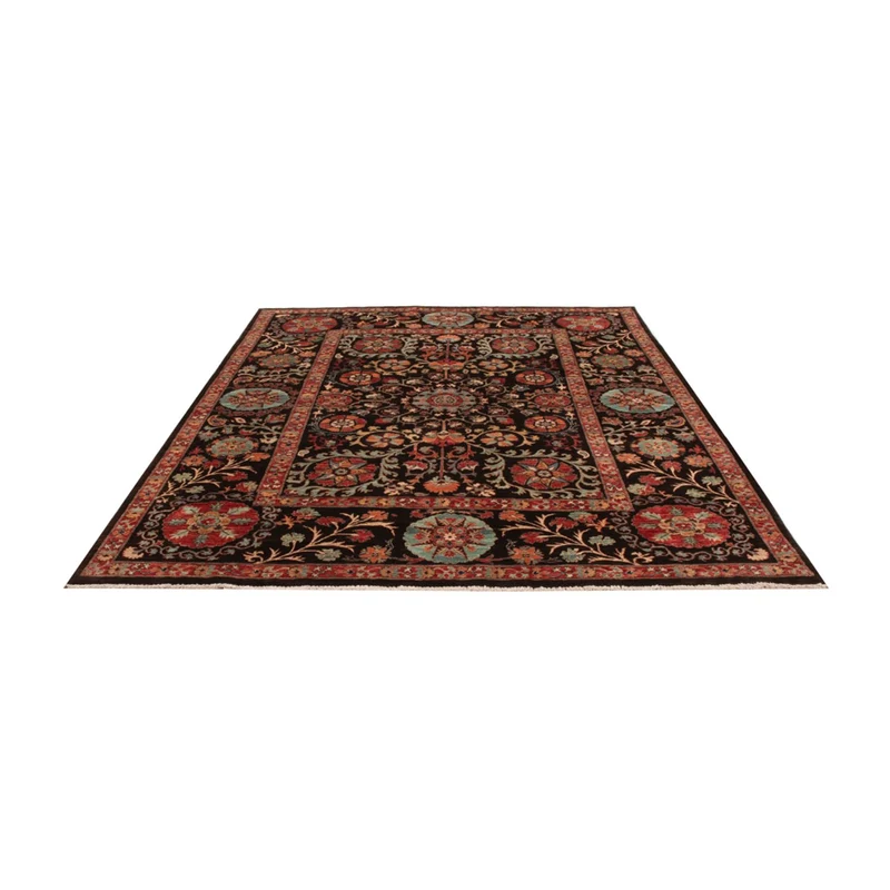 Ziegler Teppich - Ariana - 186 x 251 cm - schwarz
