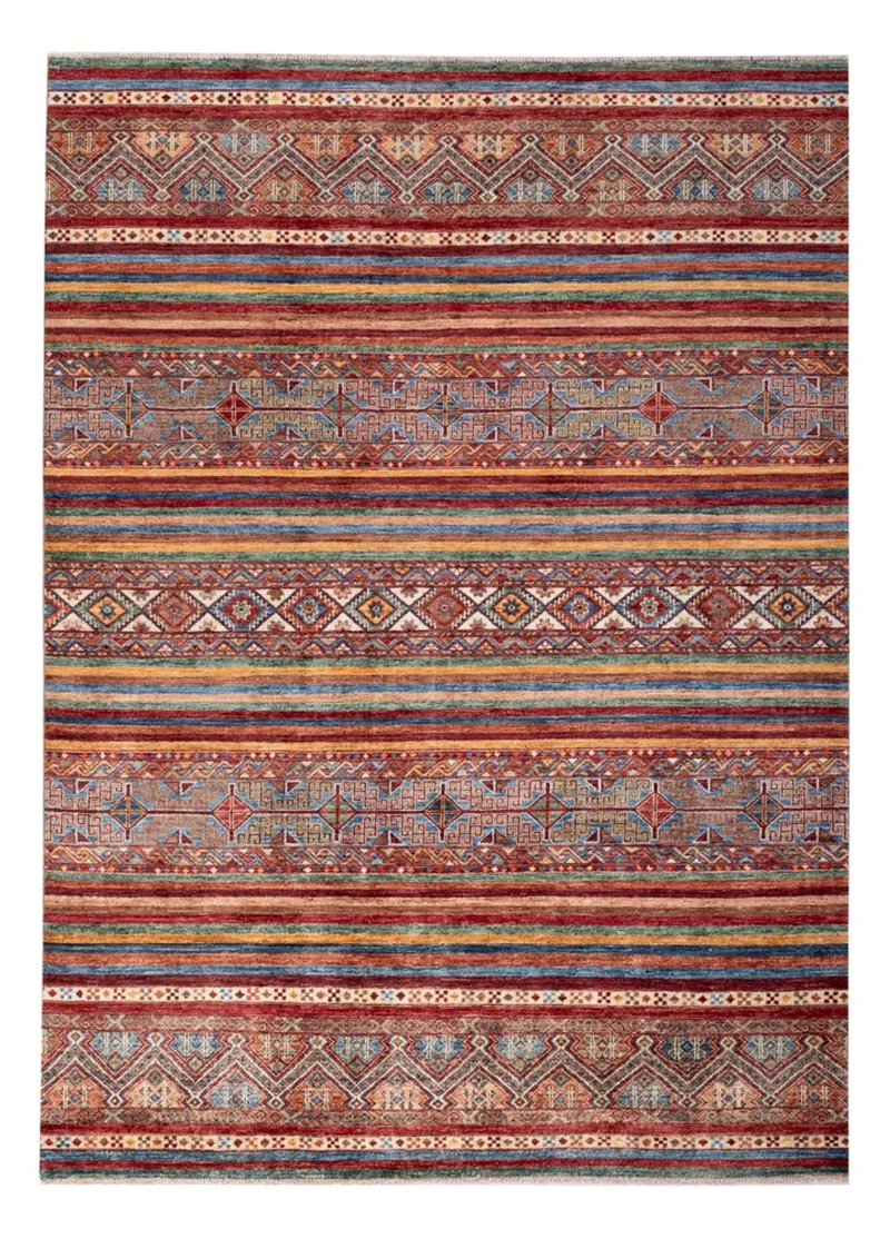 Shal Teppich 177x243cm - Orientteppich - mehrfarbig