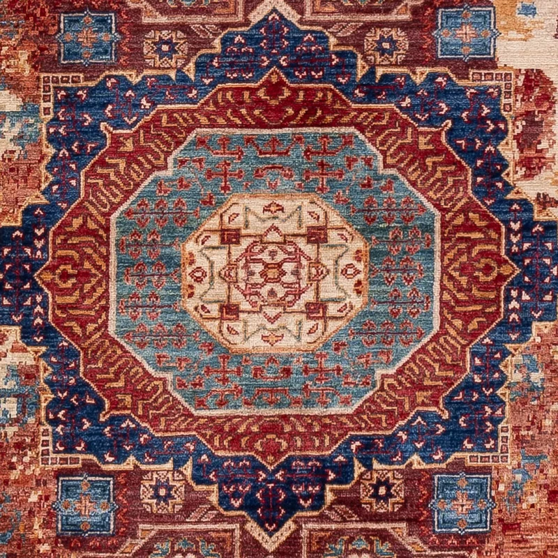 Designer Teppich 169x233cm - mehrfarbig