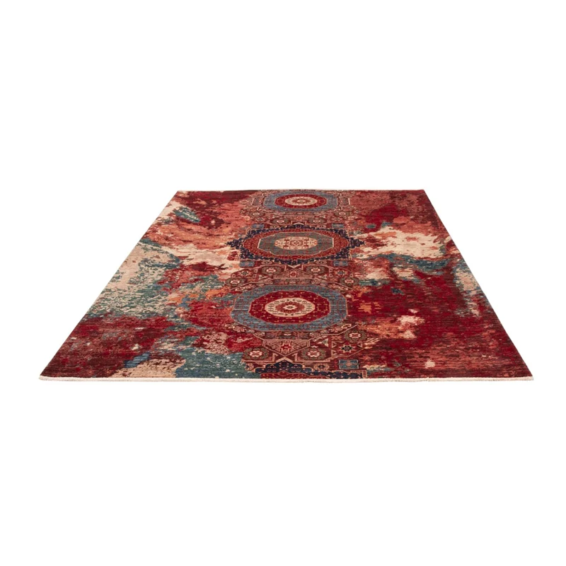 Designer Teppich 169x233cm - mehrfarbig