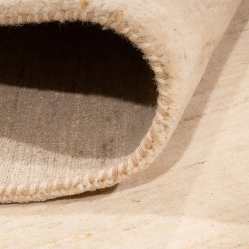 Indo Loribaft Teppich 195x254cm - Wollteppich - creme