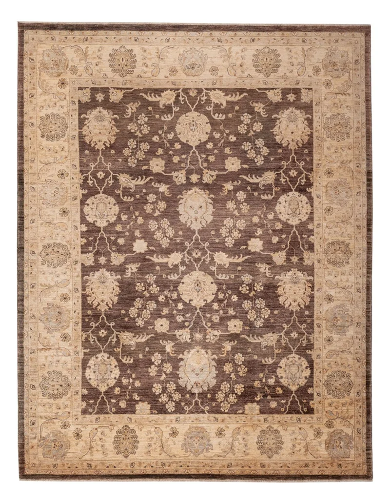 Ziegler Teppich 243x309cm - Orientteppich - braun