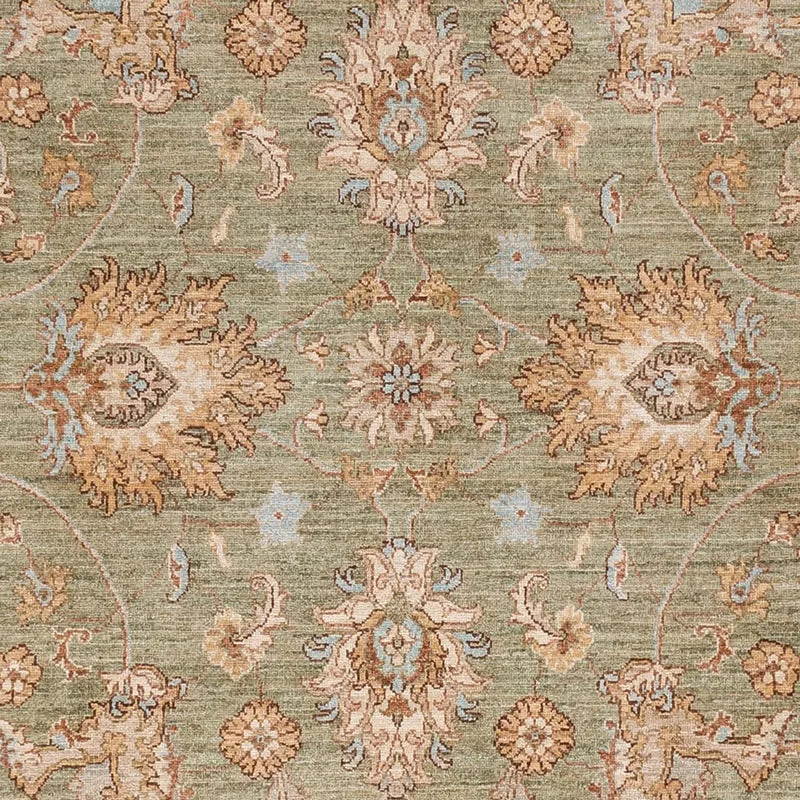 Ziegler Teppich 246x306cm - Orientteppich - olivgrün