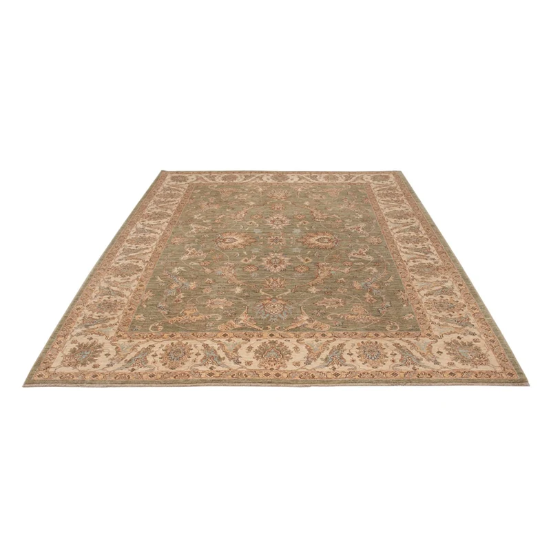 Ziegler Teppich 246x306cm - Orientteppich - olivgrün