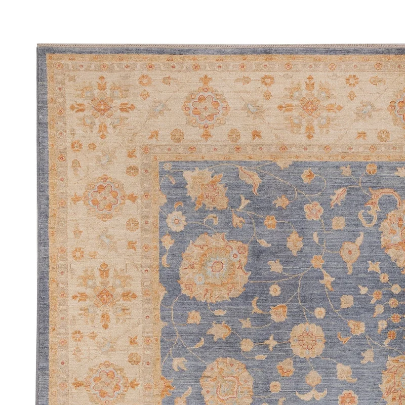 Ziegler Teppich 252x298cm - Orientteppich - blau