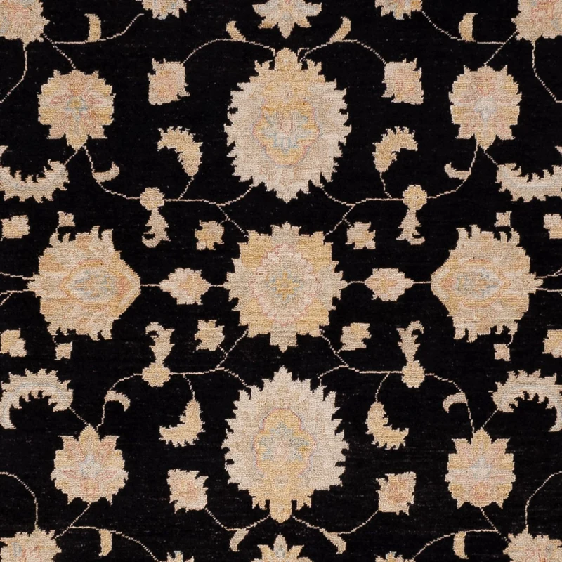 Ziegler Teppich 253x298cm - Orientteppich - schwarz