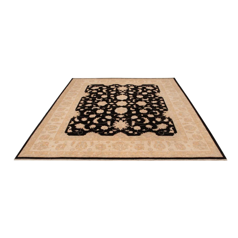 Ziegler Teppich 253x298cm - Orientteppich - schwarz