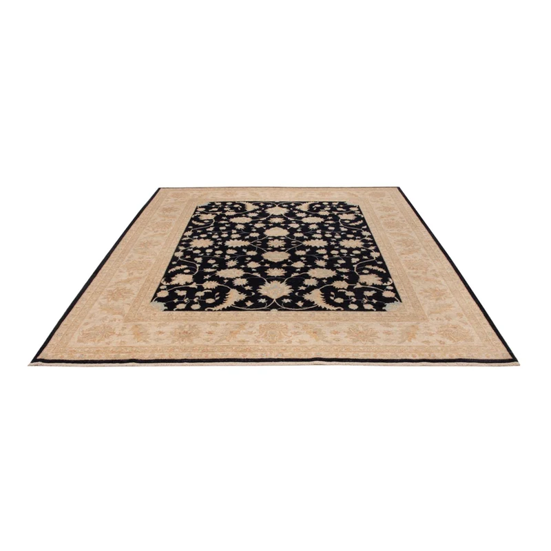 Ziegler Teppich 259x290cm - Orientteppich - schwarz