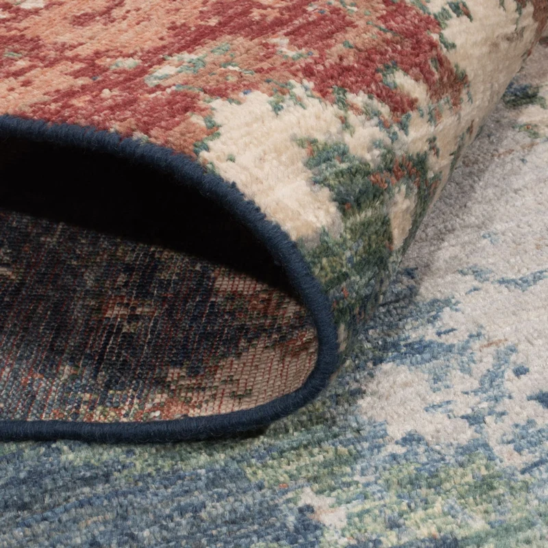 Designer Teppich 122x187cm - mehrfarbig