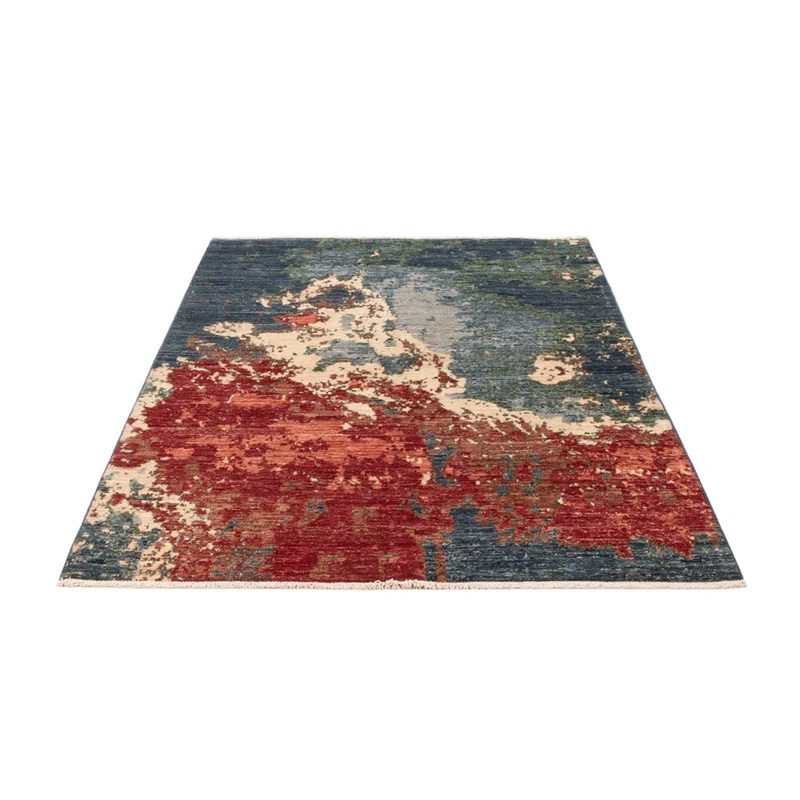 Designer Teppich 122x187cm - mehrfarbig