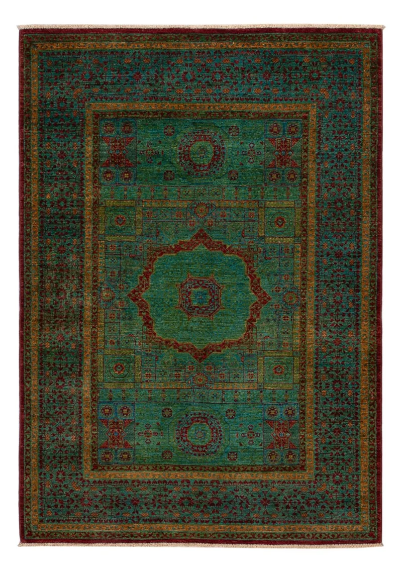 Ariana Teppich 124x179cm - Orientteppich - grün