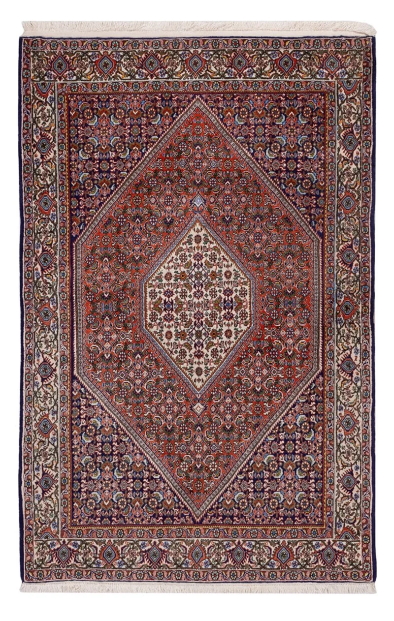 Bidjar Teppich 112x166cm - Perserteppich - rot