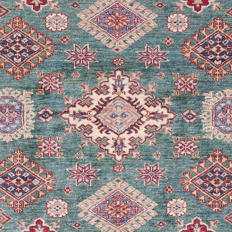 Ziegler Teppich - Kazak - 176 x 241 cm - grün