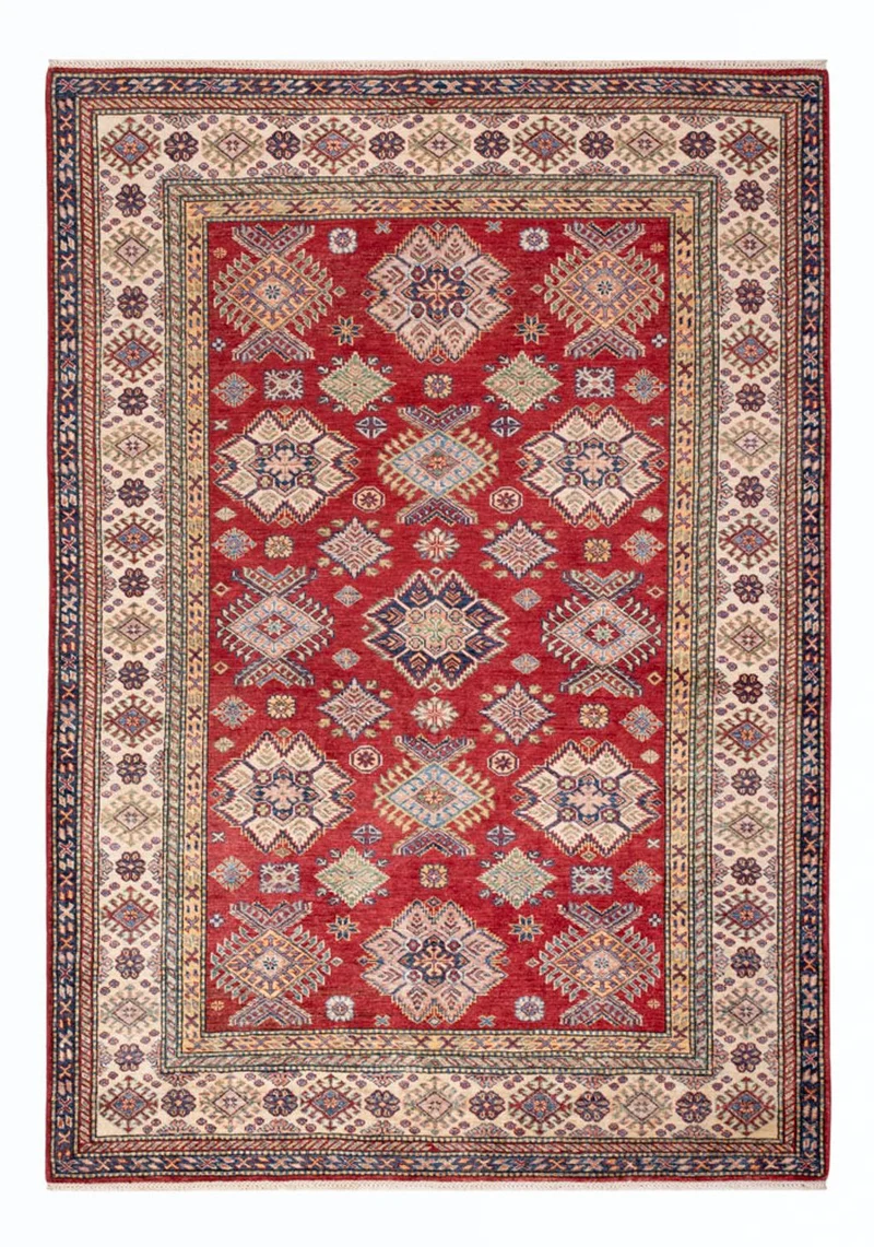 Kazak Teppich 172x244cm - Orientteppich - rot