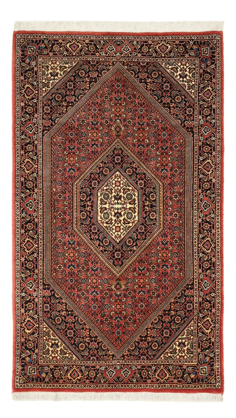 Bidjar Teppich 89x154cm - Perserteppich - dunkelrot