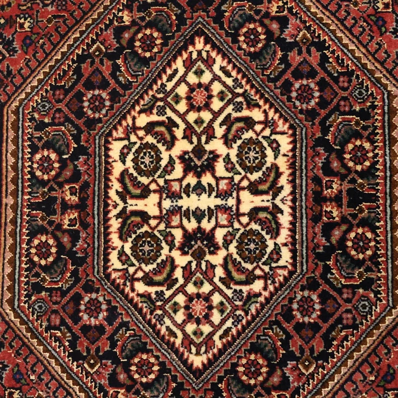 Bidjar Teppich 89x154cm - Perserteppich - dunkelrot