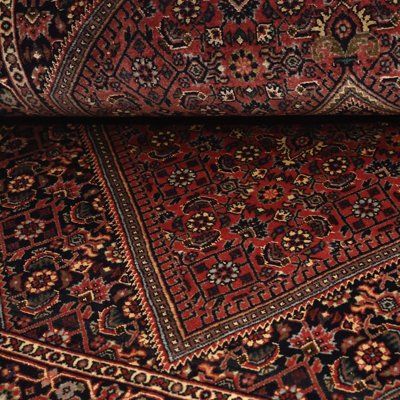 Bidjar Teppich 89x154cm - Perserteppich - dunkelrot