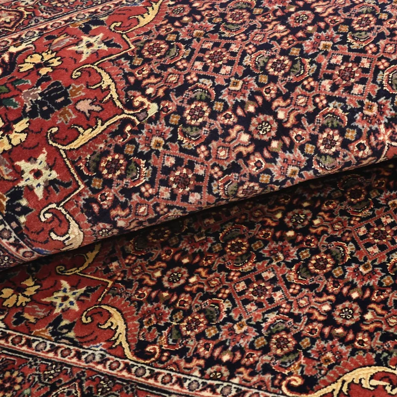 Bidjar Teppich 91x147cm - Perserteppich - dunkelrot