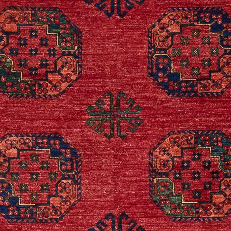 Afghan Teppich - Kunduz - 180 x 246 cm - rot