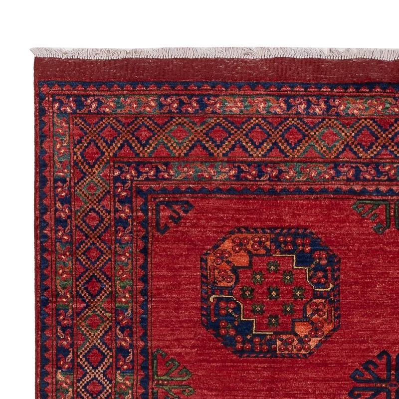 Afghan Teppich - Kunduz - 180 x 246 cm - rot