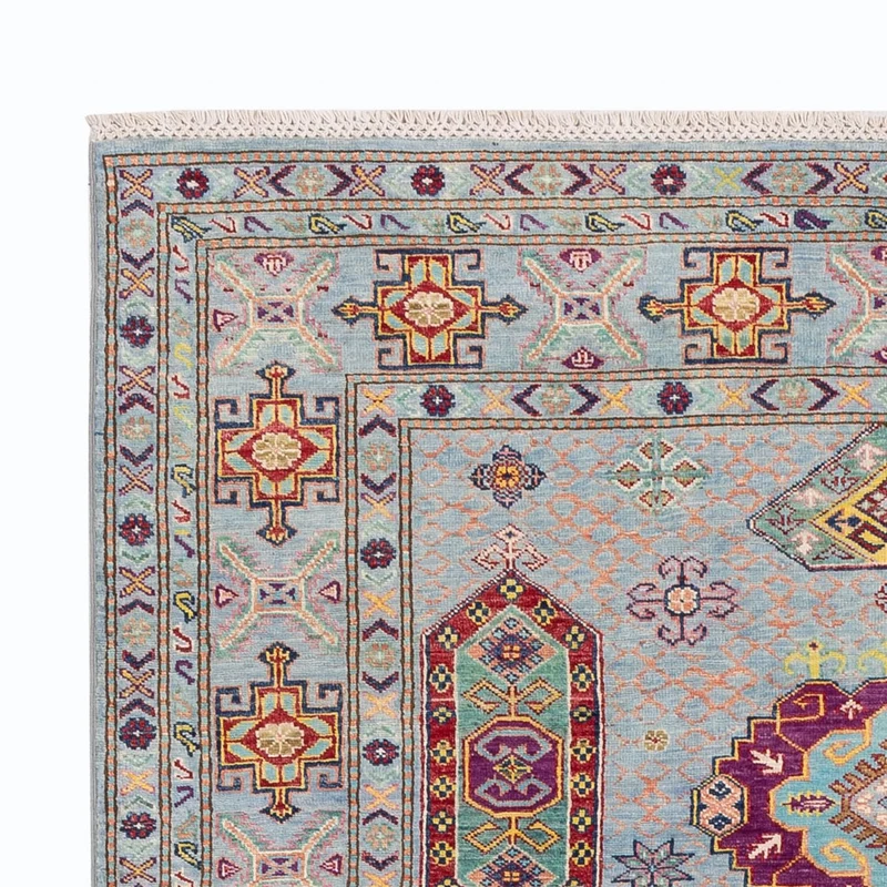 Ziegler Teppich - Kazak - 172 x 233 cm - grau