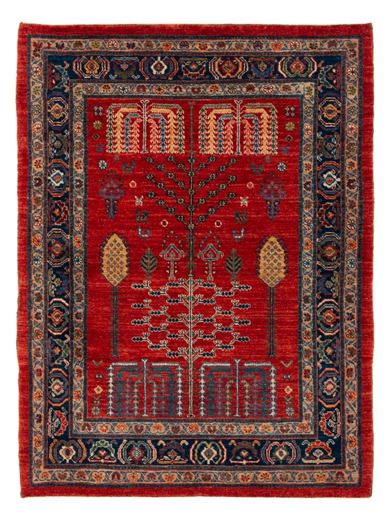 Kaschkuli Teppich 85x120cm - Perserteppich - rot