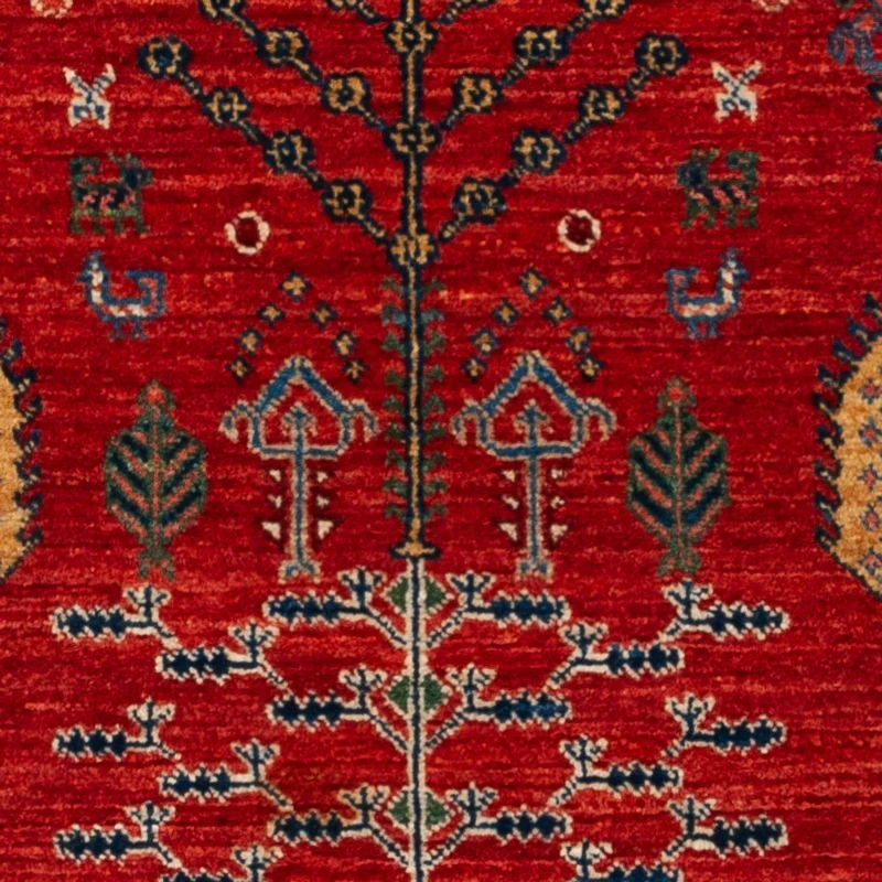 Kaschkuli Teppich 85x120cm - Perserteppich - rot