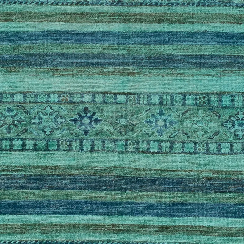 Ziegler Modern Teppich 118x177cm - Orientteppich - türkis