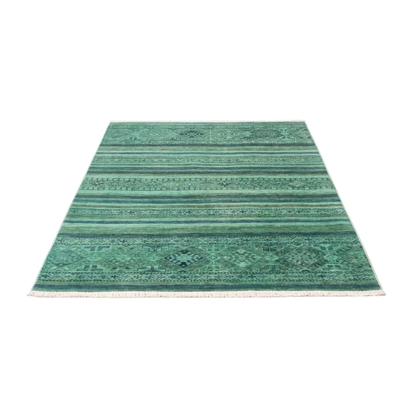 Ziegler Modern Teppich 118x177cm - Orientteppich - türkis