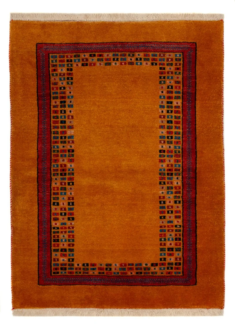 Loribaft Teppich Perser 84x118cm - Orientteppich - gold