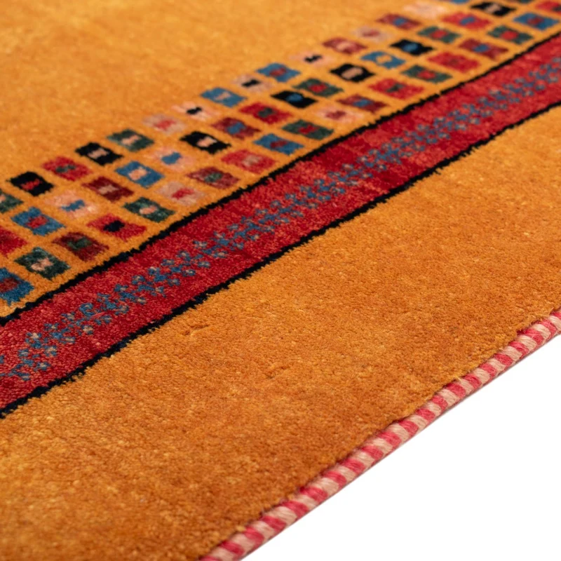Loribaft Teppich Perser 84x118cm - Orientteppich - gold
