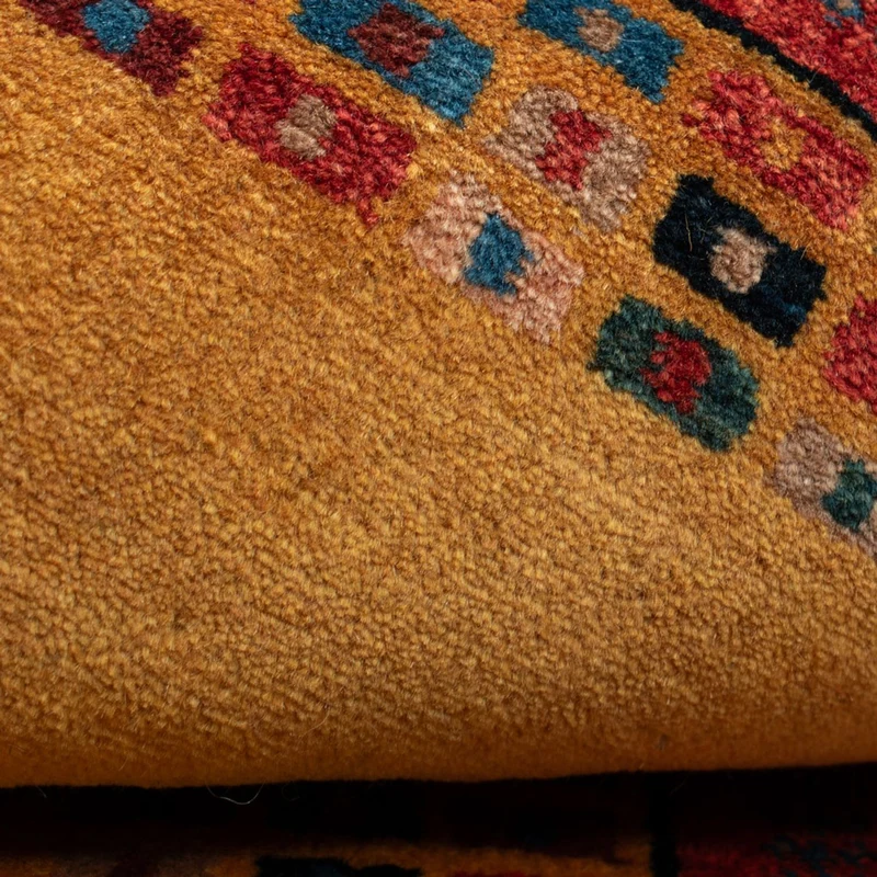 Loribaft Teppich Perser 84x118cm - Orientteppich - gold