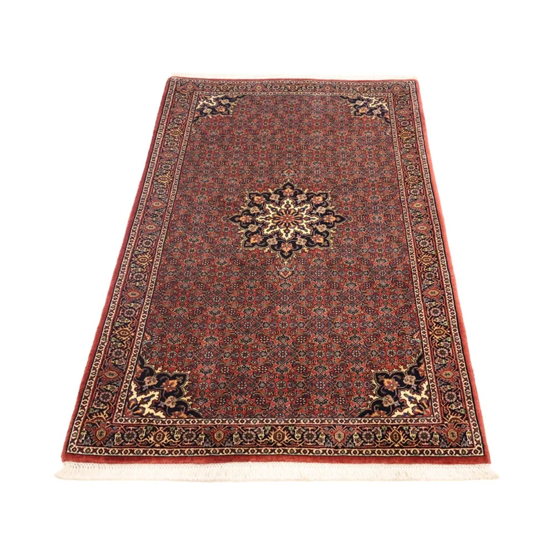 Bidjar Teppich 92x147cm - Perserteppich - dunkelrot