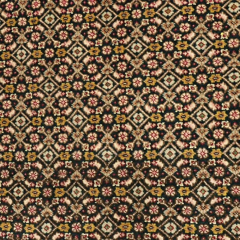 Täbriz - 50 Raj Teppich 106x144cm - Perserteppich - olivgrün