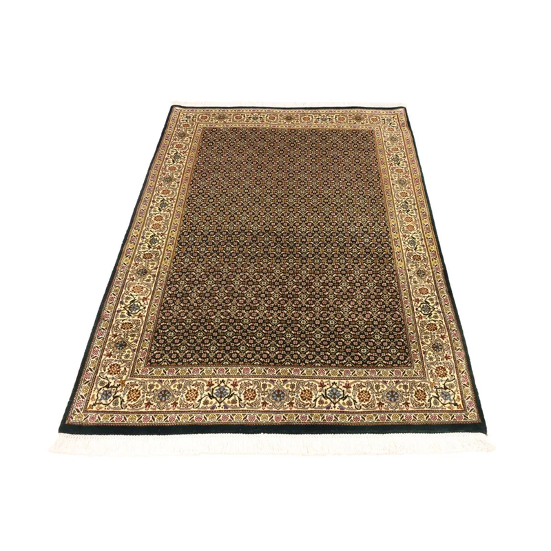 Täbriz - 50 Raj Teppich 106x144cm - Perserteppich - olivgrün