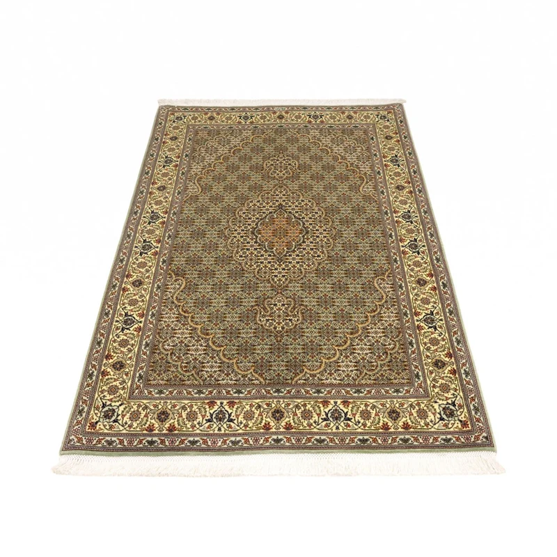 Täbriz - 50 Raj Teppich 100x151cm - Perserteppich - olivgrün
