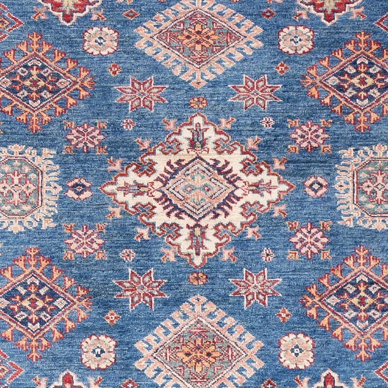 Ziegler Teppich - Kazak - 164 x 240 cm - blau