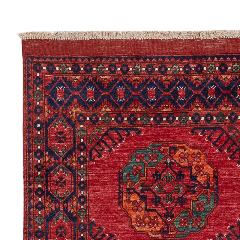 Afghan Teppich - Kunduz - 176 x 234 cm - rot