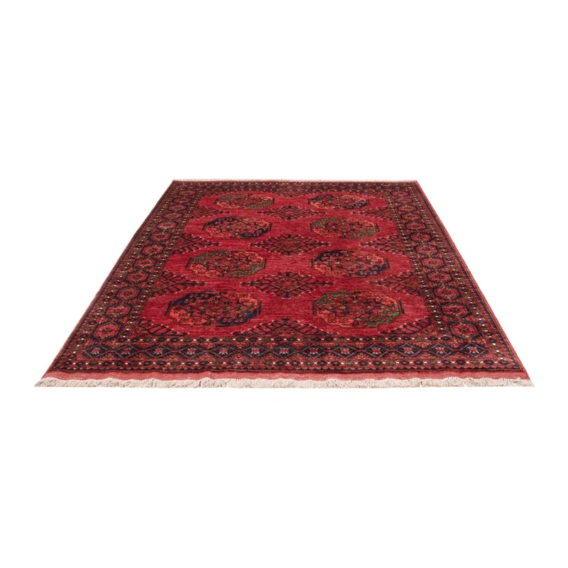 Afghan Teppich - Kunduz - 176 x 234 cm - rot