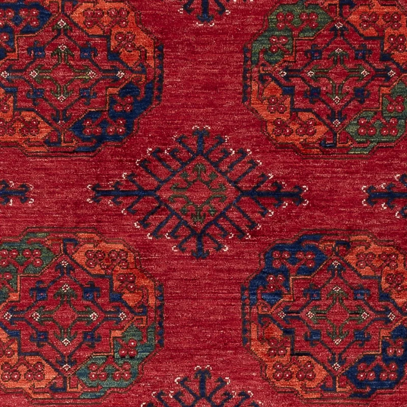 Afghan Teppich - Kunduz - 165 x 239 cm - rot