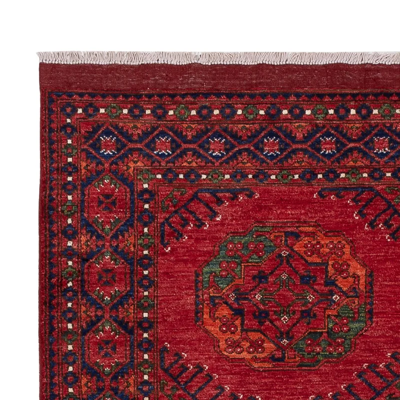 Afghan Teppich - Kunduz - 165 x 239 cm - rot