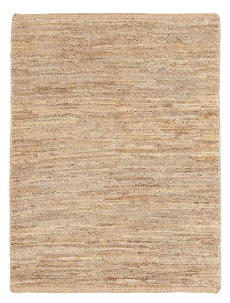 Gabbeh Persisch Teppich 77x104cm - Perserteppich Wollteppich - natur