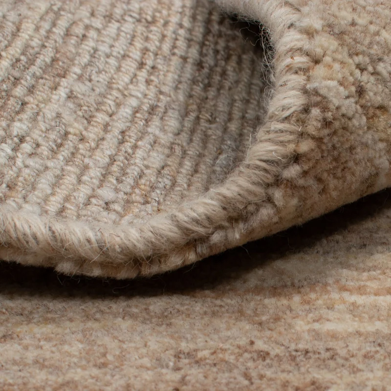 Gabbeh Persisch Teppich 77x104cm - Perserteppich Wollteppich - natur