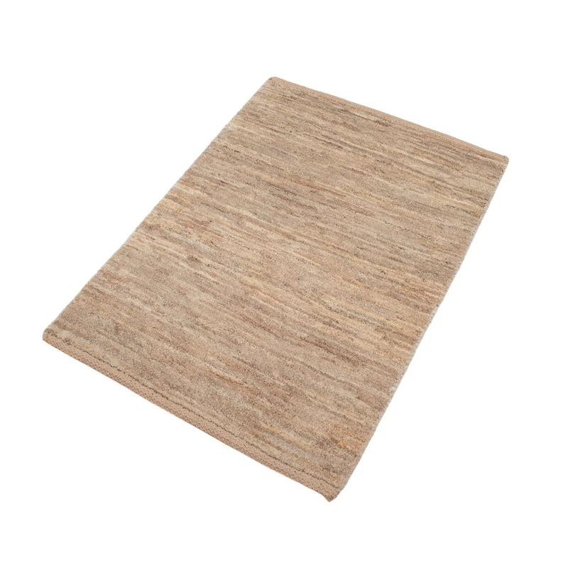 Gabbeh Persisch Teppich 77x104cm - Perserteppich Wollteppich - natur